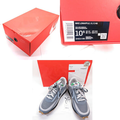 CLOT x Sacai x Nike LD Waffle Sneakers Cool Grey