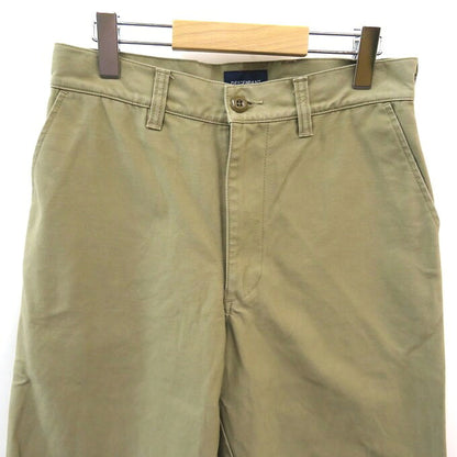 DESCENDANT Dozer Flat-Front Satin Trousers Beige Size 1