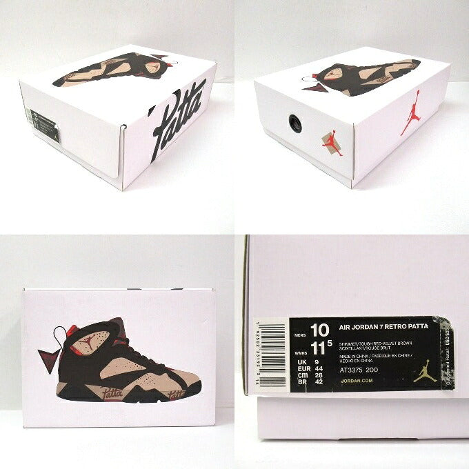 NIKE AIR JORDAN 7 RETRO "PATTA SHIMMER" Sneakers Size 28cm