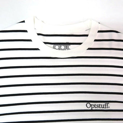 Optstuff Striped Drawstring Hem Long Sleeve T-Shirt Size XL