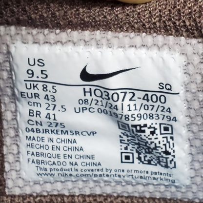 NIKE Travis Scott Zoom Field Jaxx Ivory Sneakers Size 27.5