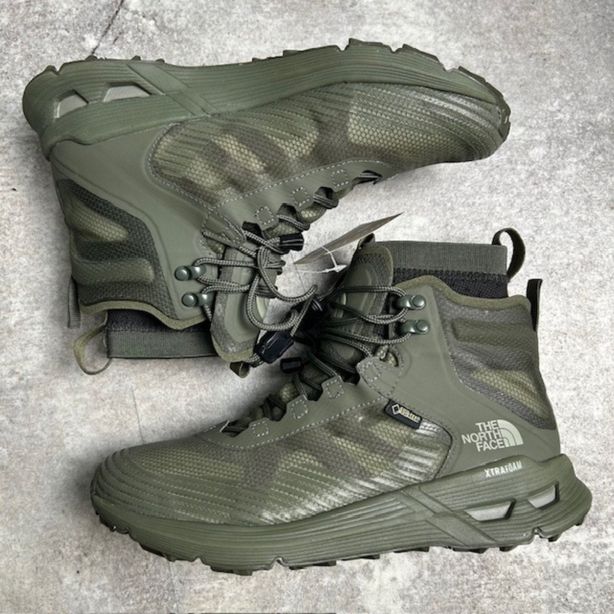 THE NORTH FACE Slow Memory Hike Mid Sneakers Green Size 25.5