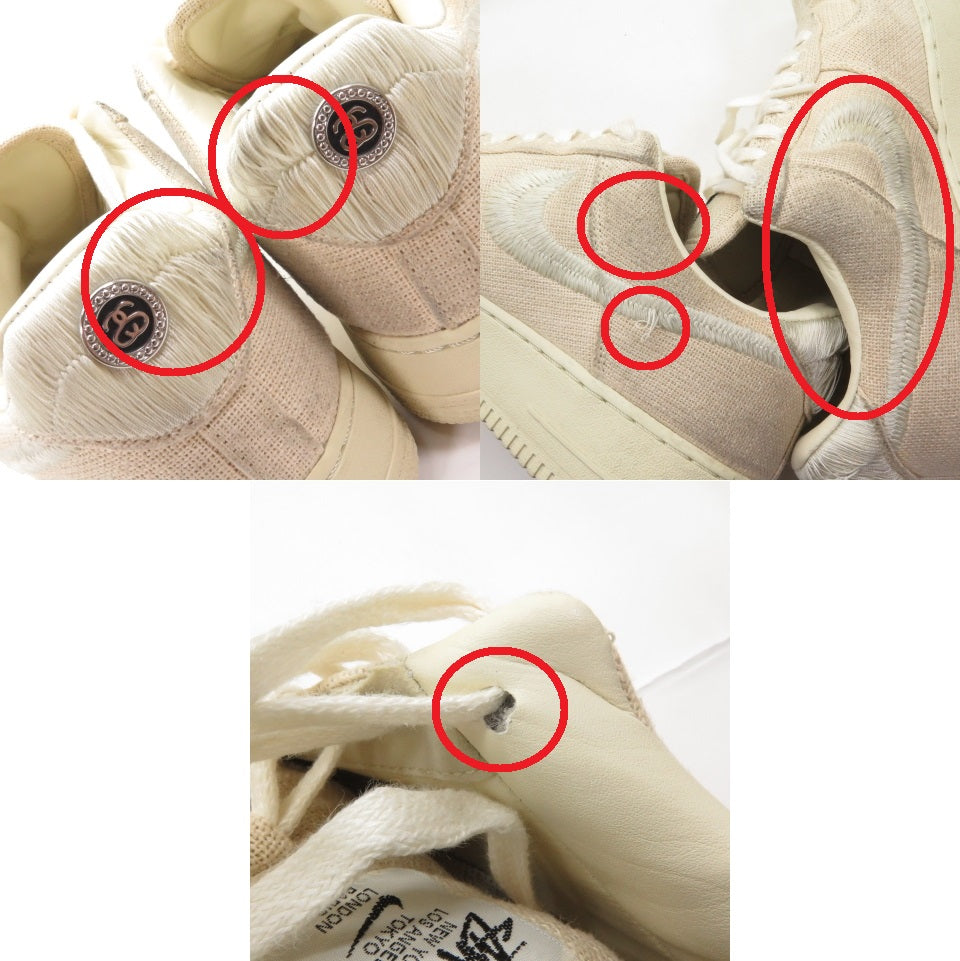 NIKE AIR FORCE 1 LOW "STUSSY" Sneakers Fossil Beige