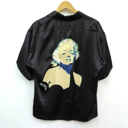 N.HOOLYWOOD Marilyn Monroe Print Open Collar Shirt Size L