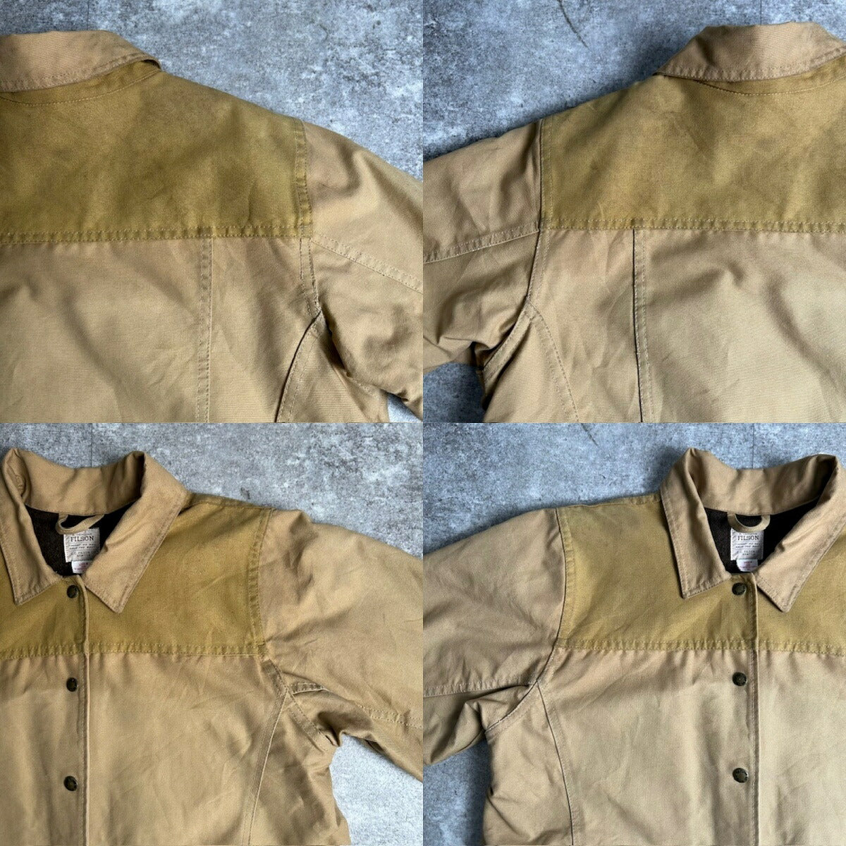 FILSON Waxed Cotton York Switch USA Made Coat Size XL