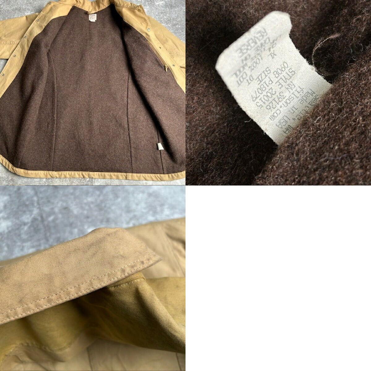FILSON Waxed Cotton York Switch USA Made Coat Size XL