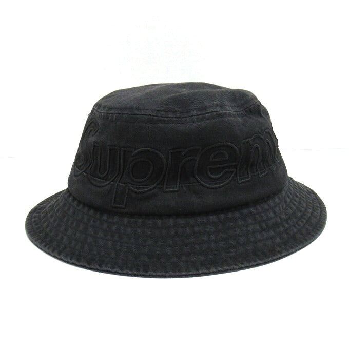 SUPREME 23SS Outline Crusher Hat Black Size ONE SIZE