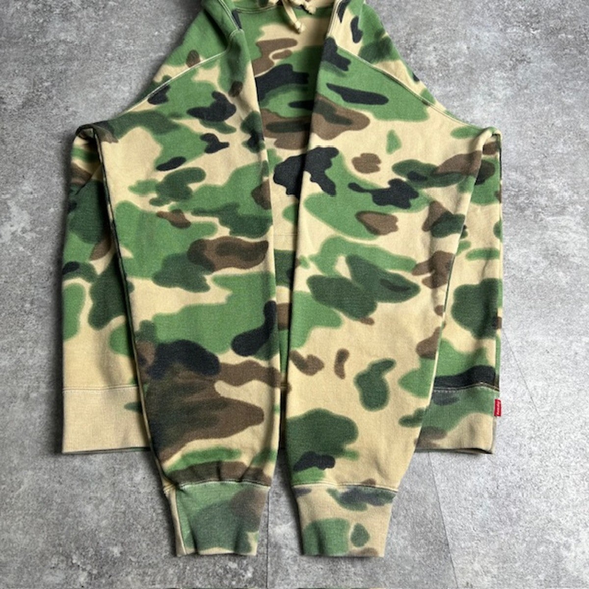 Supreme 20SS Overdyed Camouflage Pullover Hoodie Size M