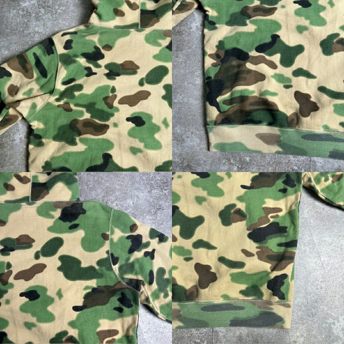 Supreme 20SS Overdyed Camouflage Pullover Hoodie Size M