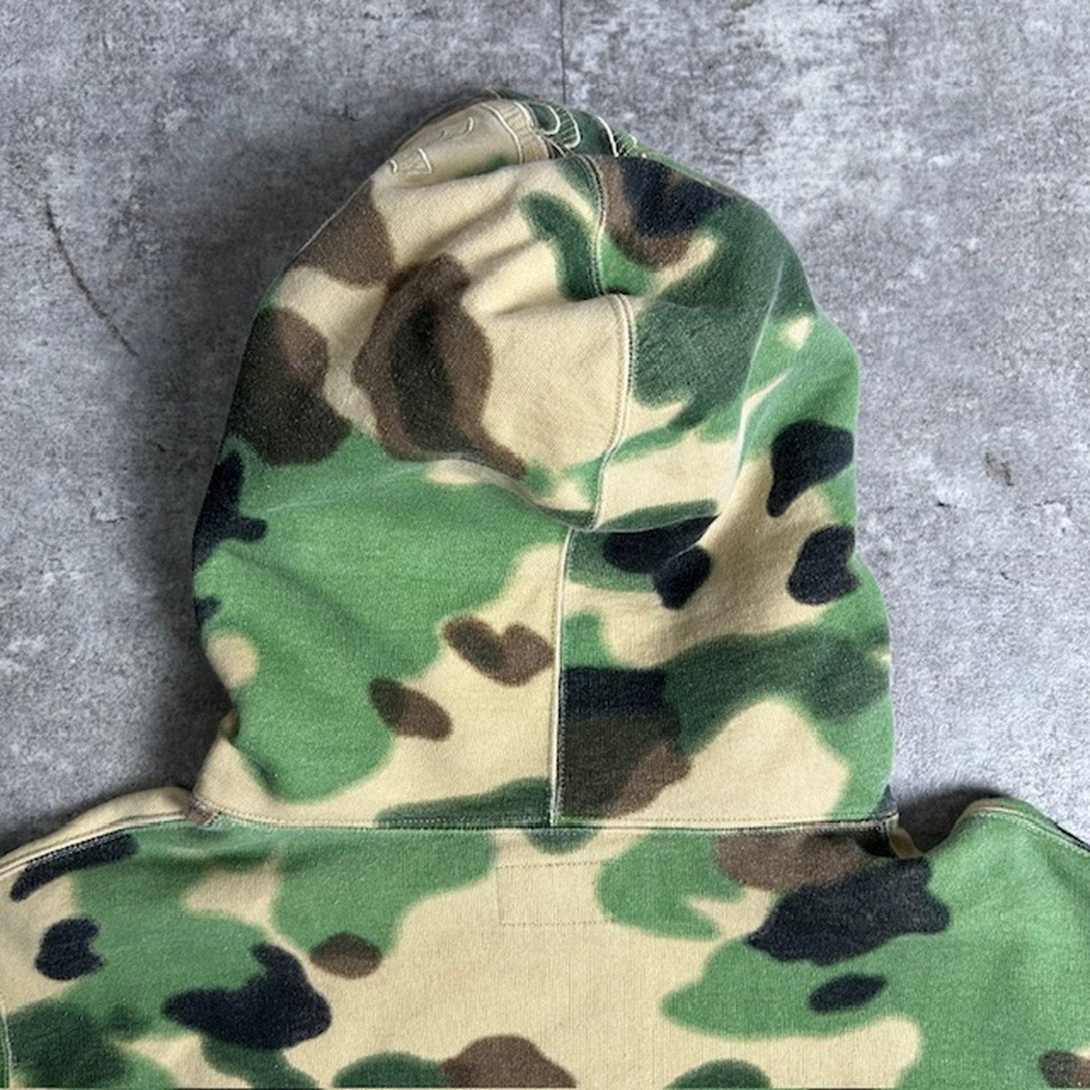 Supreme 20SS Overdyed Camouflage Pullover Hoodie Size M