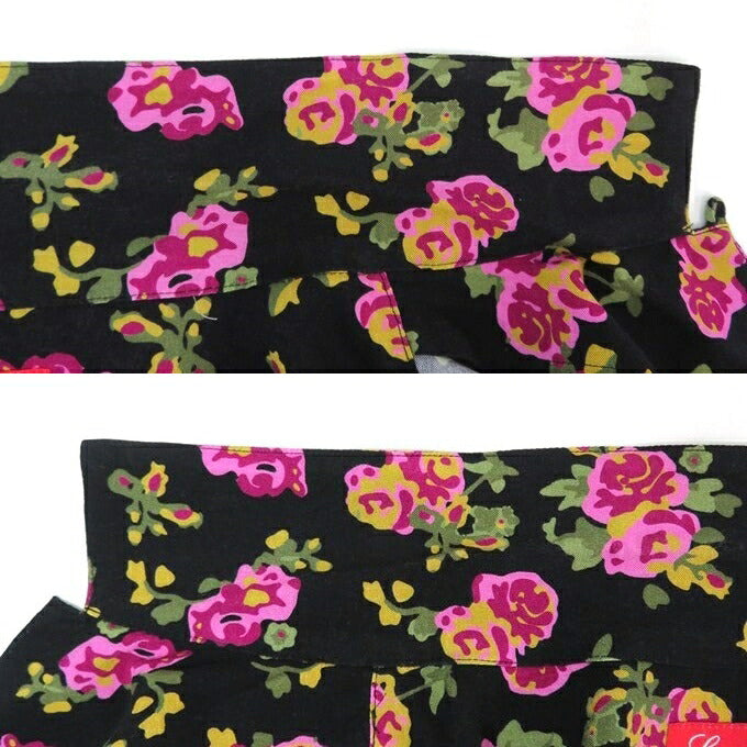 Supreme Floral Rayon S/S Black Shirt Size M