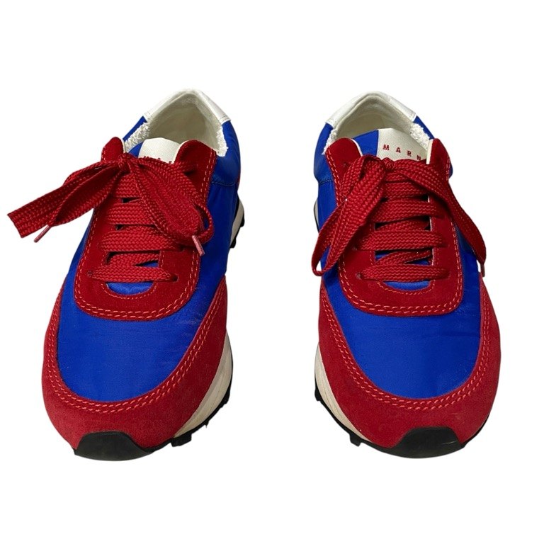 MARNI Nylon Suede Chunky Sole Low Sneakers Multi Size EU 41