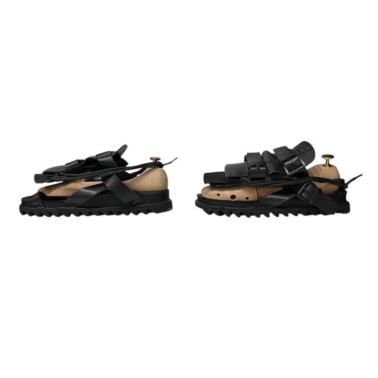 Ann Demeulemeester Lace-up Belted Shark Sole Sandals Size 8