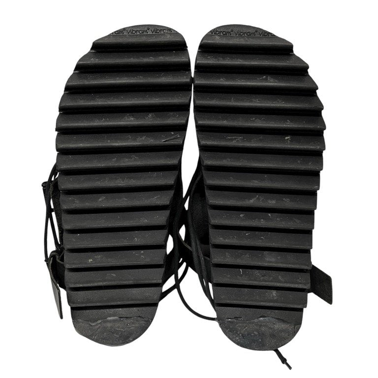 Ann Demeulemeester Lace-up Belted Shark Sole Sandals Size 8