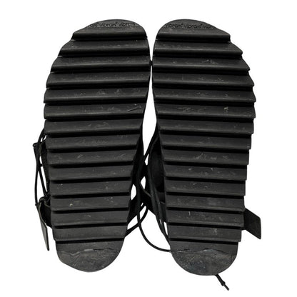 Ann Demeulemeester Lace-up Belted Shark Sole Sandals Size 8