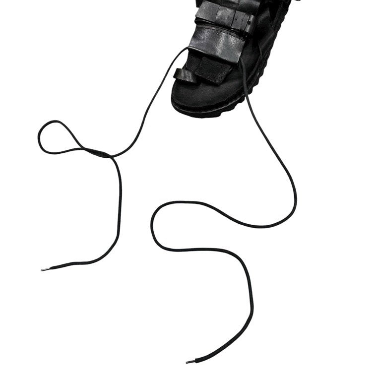 Ann Demeulemeester Lace-up Belted Shark Sole Sandals Size 8