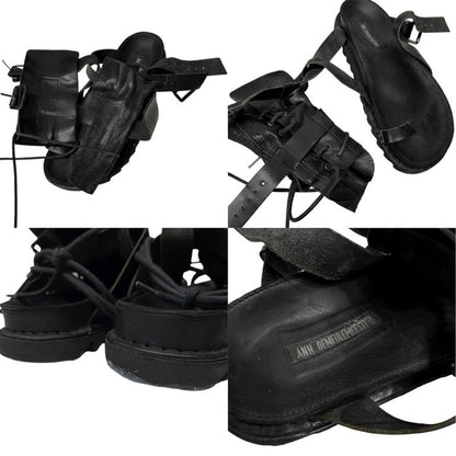 Ann Demeulemeester Lace-up Belted Shark Sole Sandals Size 8