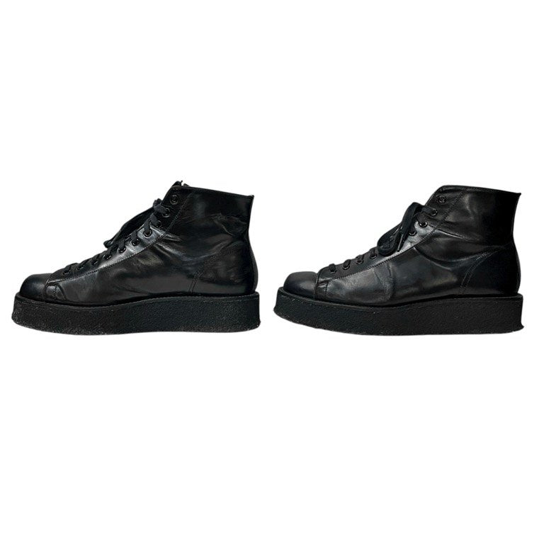 REGULATION Yohji Yamamoto MEN Leather Boots Black Size 2