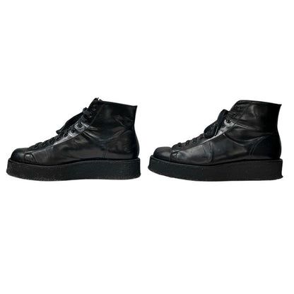 REGULATION Yohji Yamamoto MEN Leather Boots Black Size 2