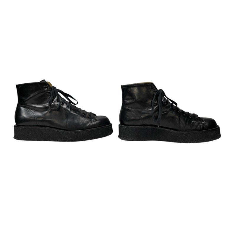 REGULATION Yohji Yamamoto MEN Leather Boots Black Size 2