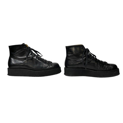 REGULATION Yohji Yamamoto MEN Leather Boots Black Size 2