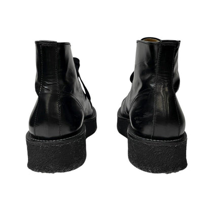 REGULATION Yohji Yamamoto MEN Leather Boots Black Size 2