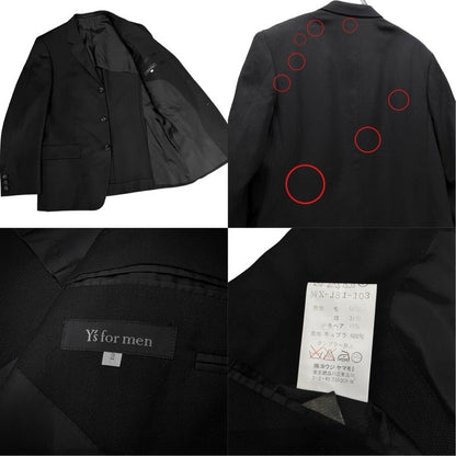 Archive Yohji Yamamoto Pour Homme Wool Suit Black Size 2