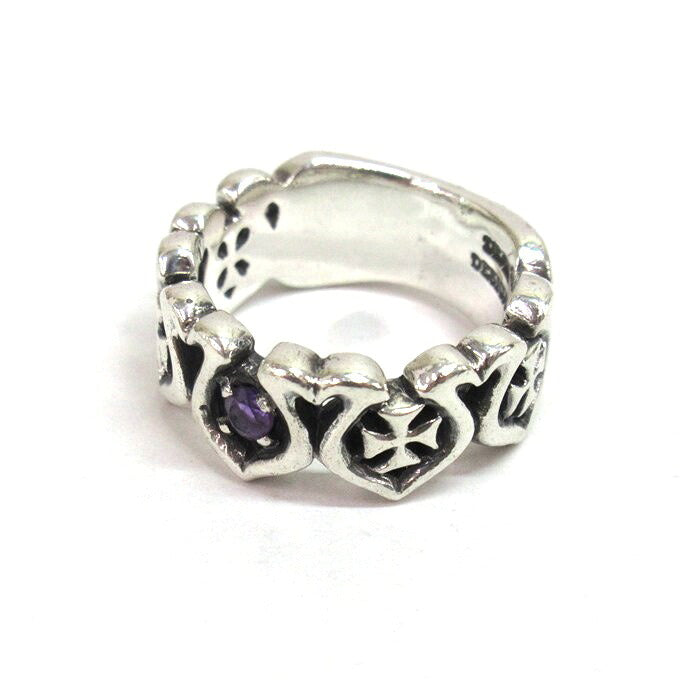 DEAL DESIGN Five Horseshoe Silver Ring Size ONE SIZE