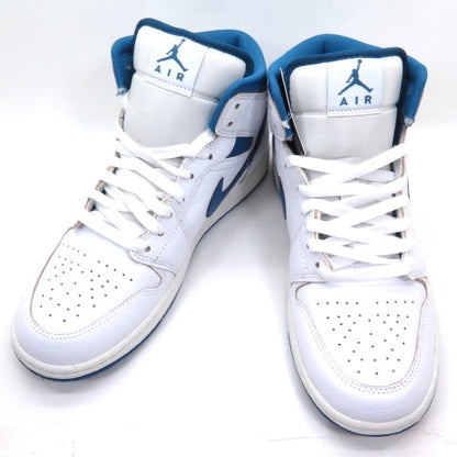 NIKE AIR JORDAN 1 MID SE Seasonal White/Sail/Blue Sneakers