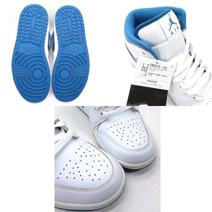 NIKE AIR JORDAN 1 MID SE Seasonal White/Sail/Blue Sneakers