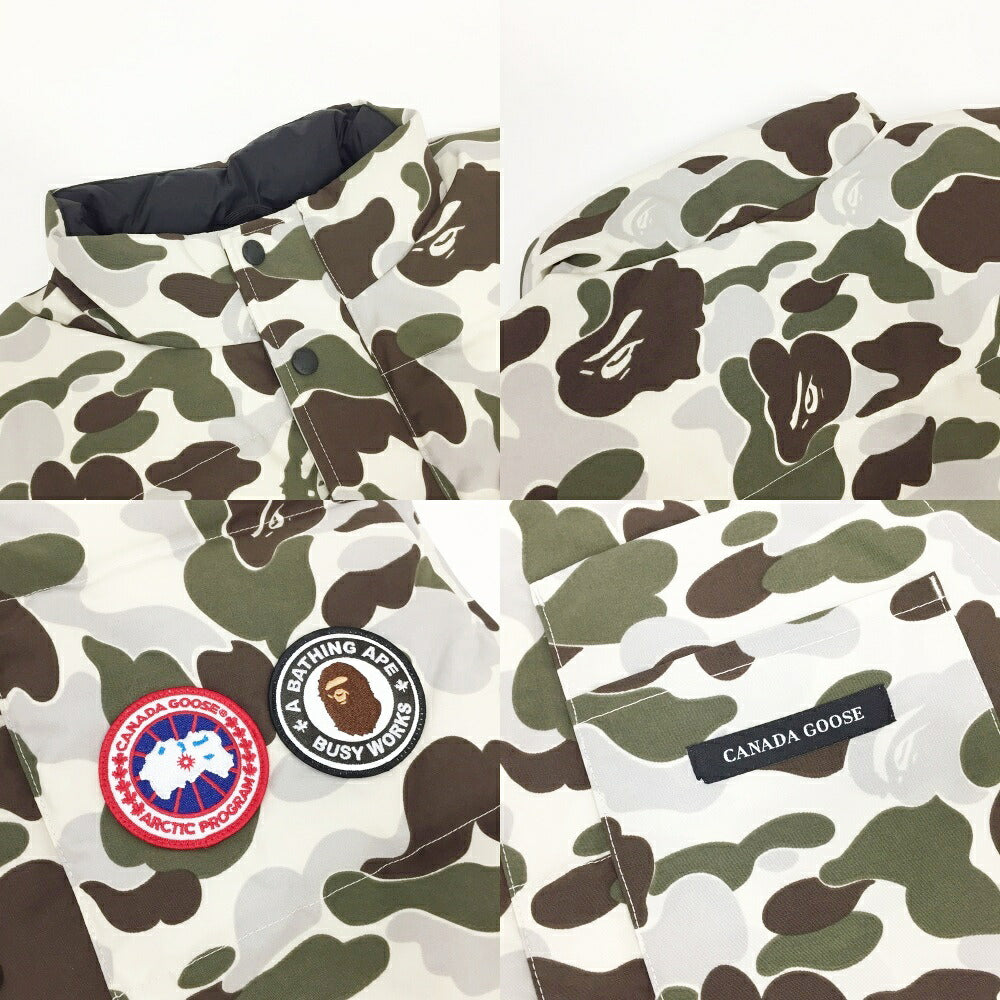 A BATHING APE x CANADA GOOSE ABC Camo Vest Size XL