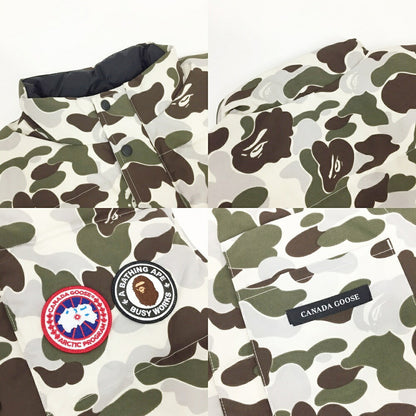 A BATHING APE x CANADA GOOSE ABC Camo Vest Size XL