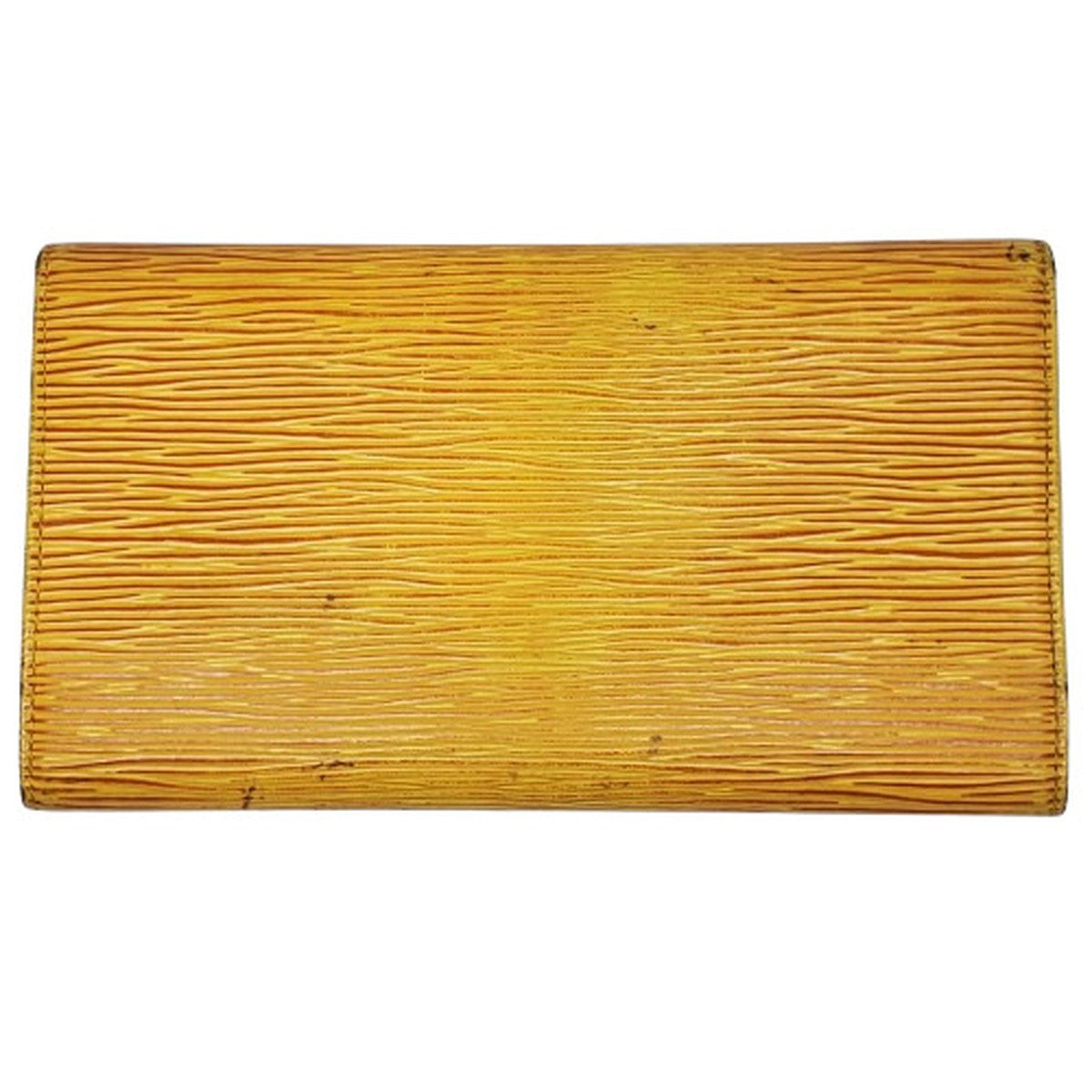 LOUIS VUITTON Epi Leather Wallet Yellow