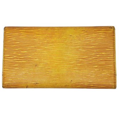 LOUIS VUITTON Epi Leather Wallet Yellow