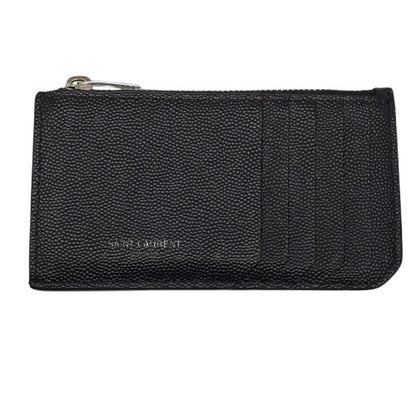 SAINT LAURENT Caviar Leather Card ONE SIZE Card Case Size ONE SIZE