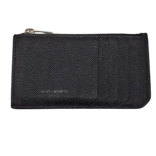 SAINT LAURENT Caviar Leather Card ONE SIZE Card Case Size ONE SIZE