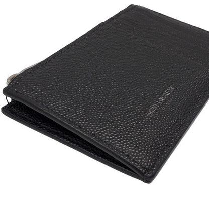 SAINT LAURENT Caviar Leather Card ONE SIZE Card Case Size ONE SIZE