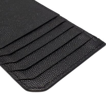 SAINT LAURENT Caviar Leather Card ONE SIZE Card Case Size ONE SIZE