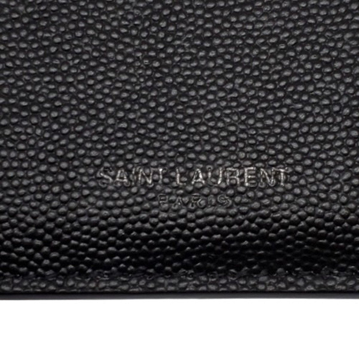 SAINT LAURENT Caviar Leather Card ONE SIZE Card Case Size ONE SIZE