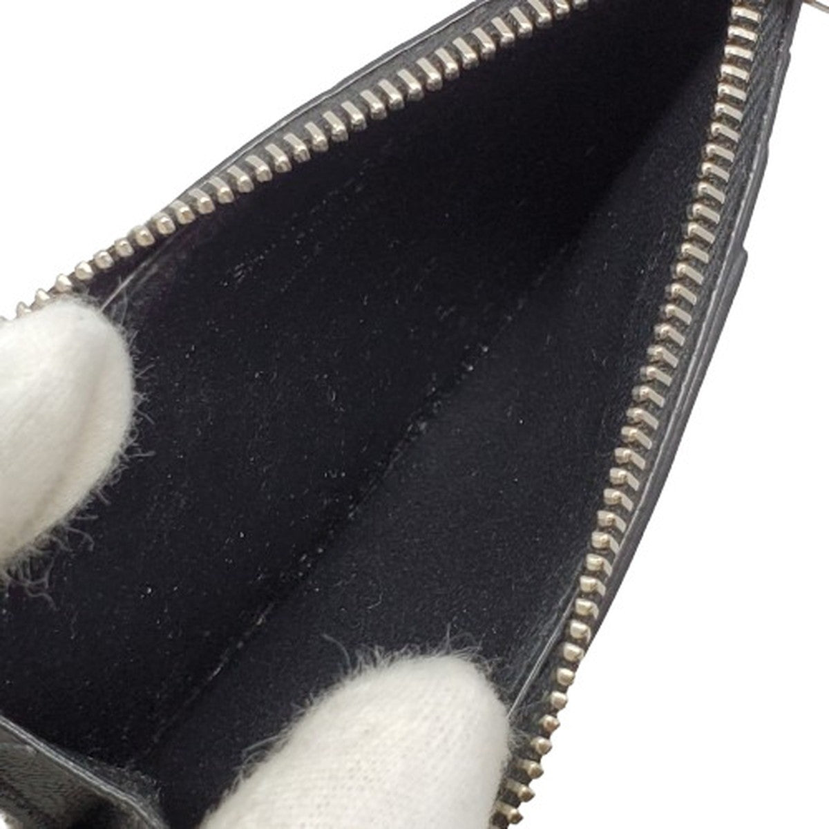 SAINT LAURENT Caviar Leather Card ONE SIZE Card Case Size ONE SIZE