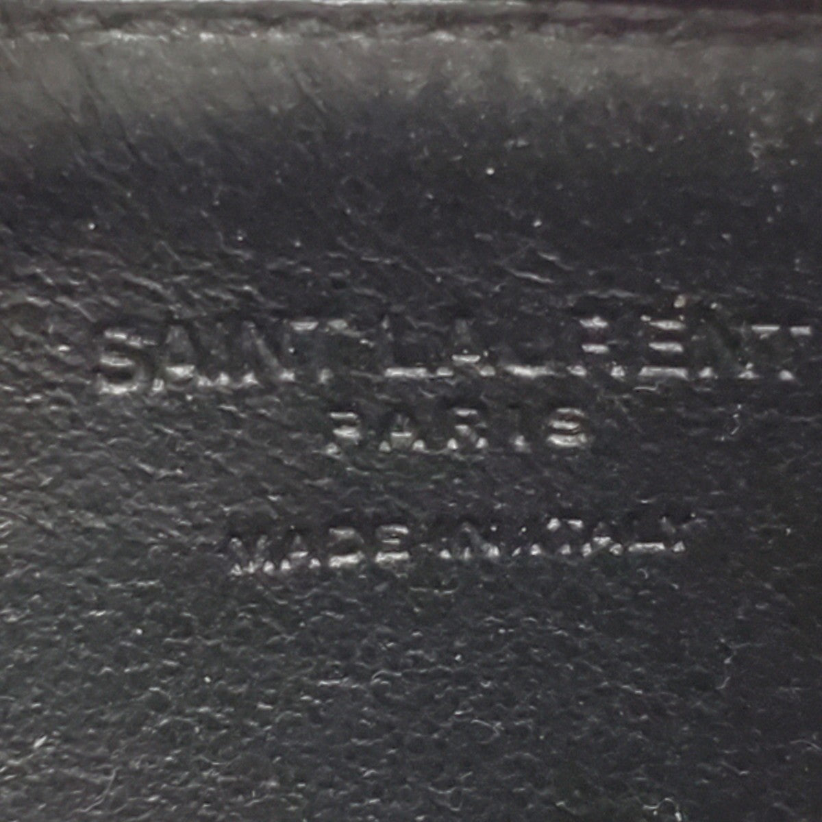 SAINT LAURENT Caviar Leather Card ONE SIZE Card Case Size ONE SIZE