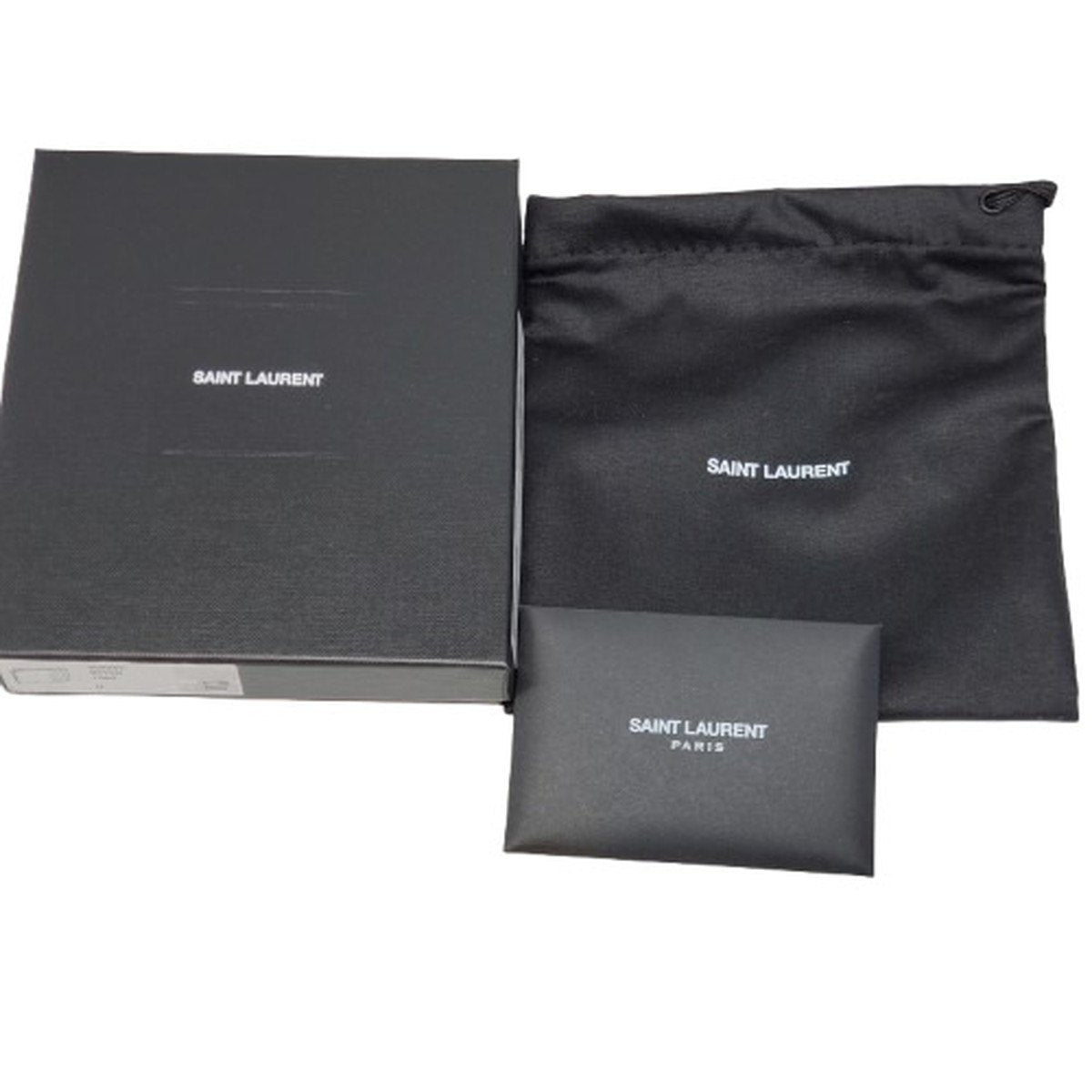 SAINT LAURENT Caviar Leather Card ONE SIZE Card Case Size ONE SIZE