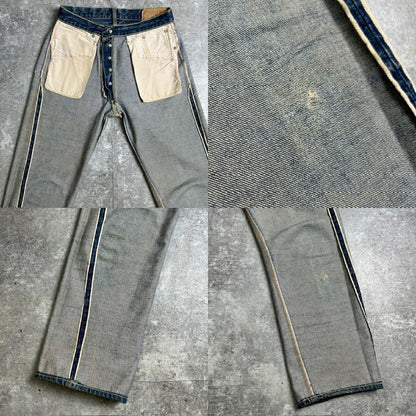 LEVI'S 60s 70s Type-S Big-E Blue Denim Jeans Size 31