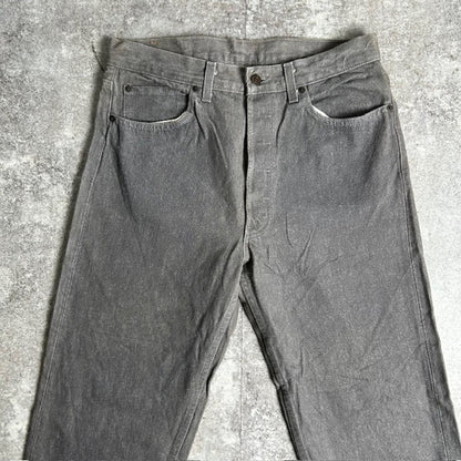 LEVI'S 90s 501-0636 USA Made Button Fly Jeans Gray Size W33