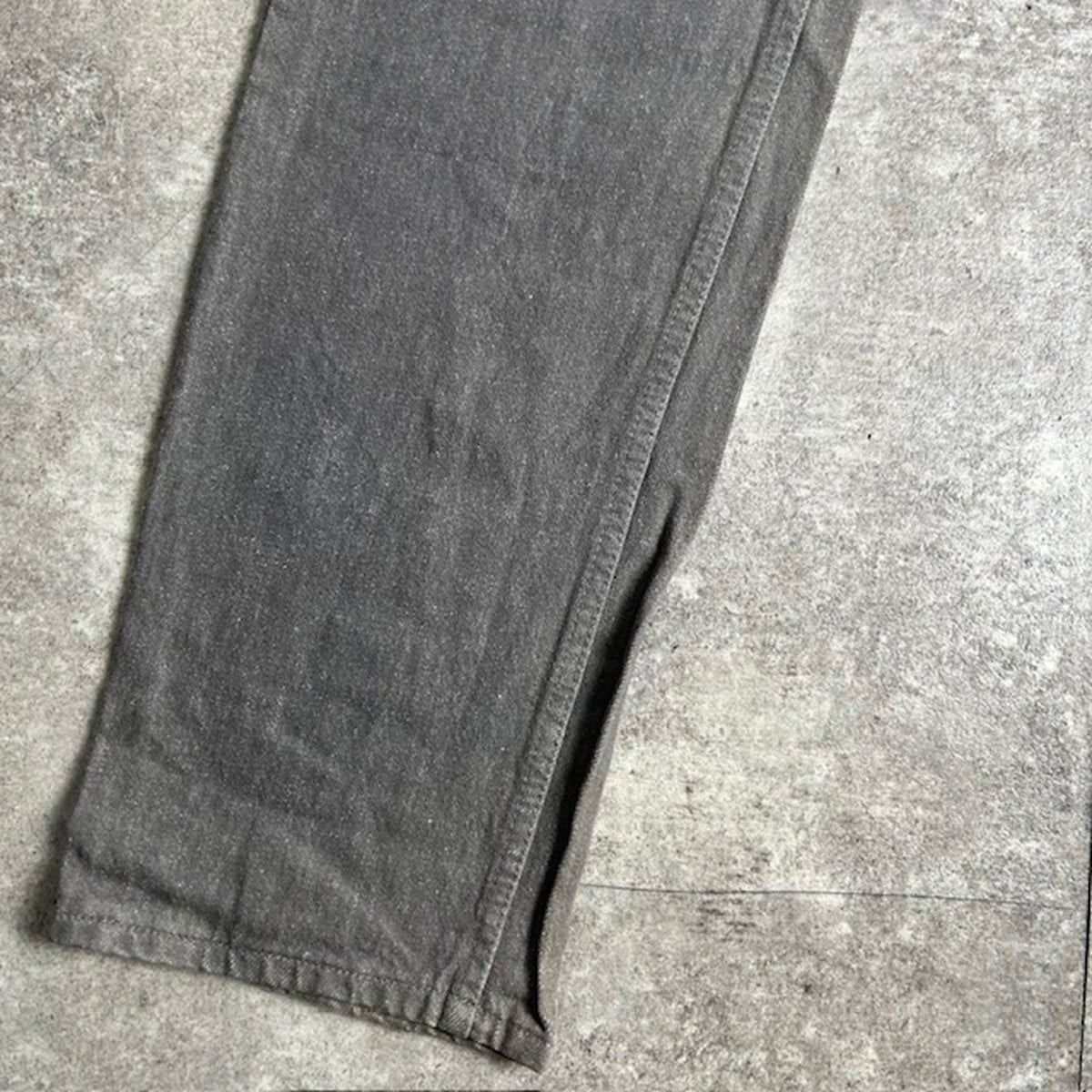 LEVI'S 90s 501-0636 USA Made Button Fly Jeans Gray Size W33