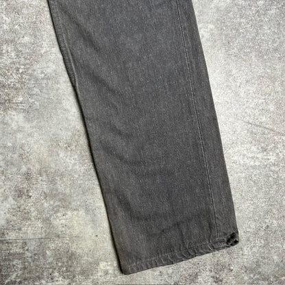 LEVI'S 90s 501-0636 USA Made Button Fly Jeans Gray Size W33