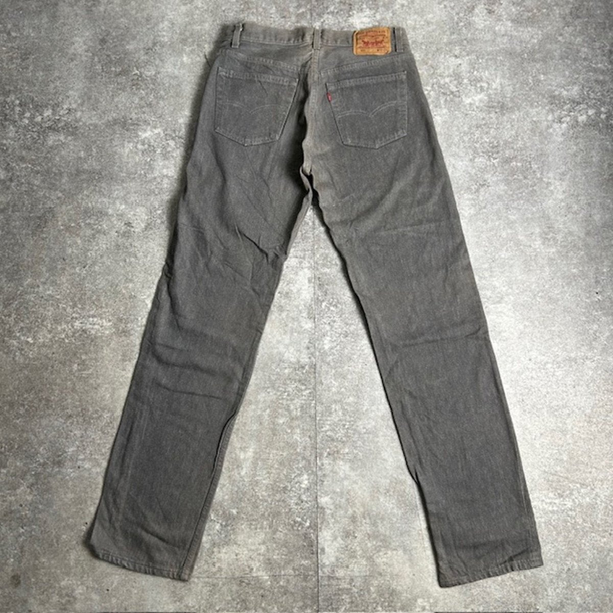 LEVI'S 90s 501-0636 USA Made Button Fly Jeans Gray Size W33