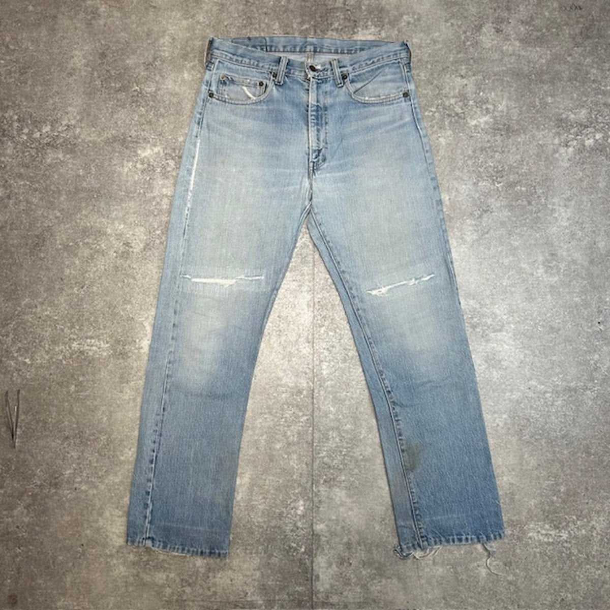 LEVI'S 60s/70s 505 Big-E 42TALON USA Jeans Blue Size W36