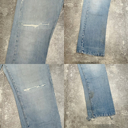 LEVI'S 60s/70s 505 Big-E 42TALON USA Jeans Blue Size W36