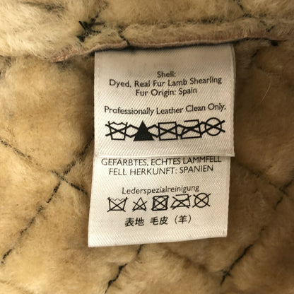 EDDIE BAUER Shearling Sheepskin Zip Jacket Size XL